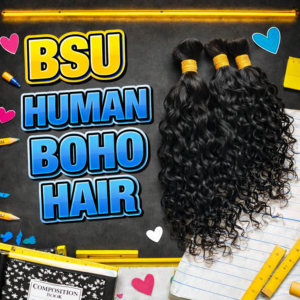 BSU BOHO BRAID BUNDLE HUMAN HAIR
